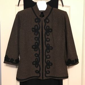 Ming Wang Bracelet Sleeve Jacket